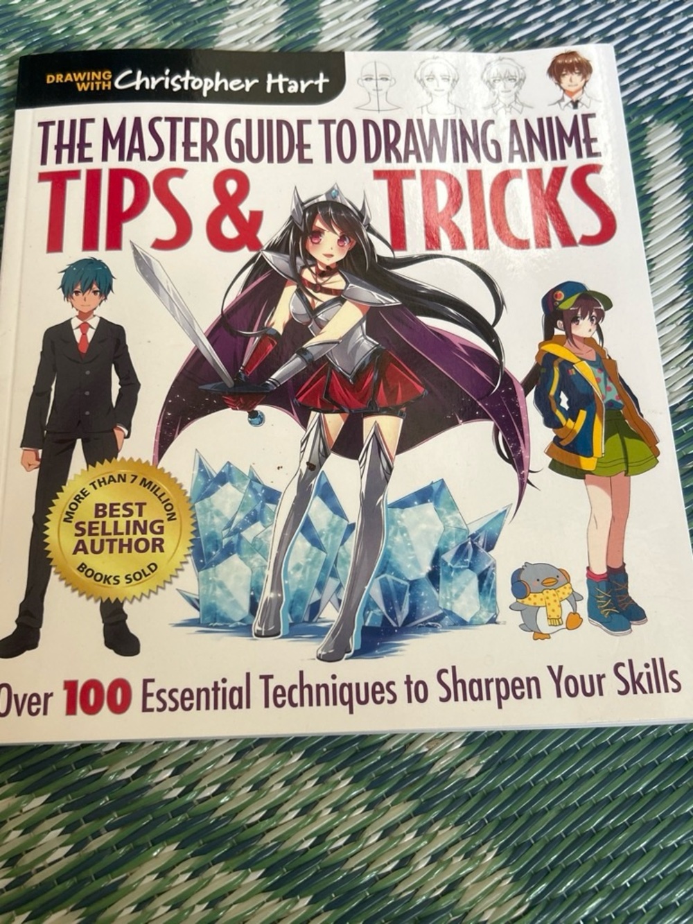 Christopher Hart The Master Guide to Drawing Anime Tips & Tricks - White Cover